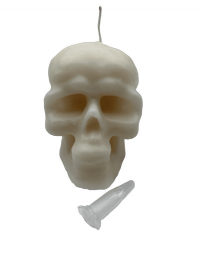 Velón Calavera Blanca
