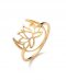 Anillo Flor de Loto, dorado
