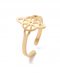 Anillo Nudo de Bruja Dorado