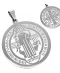 Medalla de San Benito de Acero Bizantino Dorado o Plateado